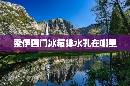 索伊四门冰箱排水孔在哪里