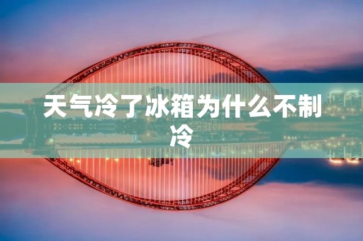 天气冷了冰箱为什么不制冷