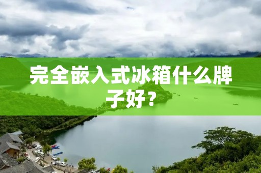 完全嵌入式冰箱什么牌子好? 完全嵌入式冰箱什么牌子好?