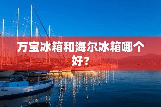 万宝冰箱和海尔冰箱哪个好？
