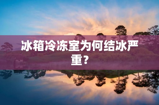 冰箱冷冻室为何结冰严重? 冰箱冷冻室为何结冰严重?