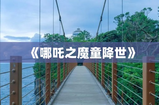 《哪吒之魔童降世》 《哪吒之魔童降世》