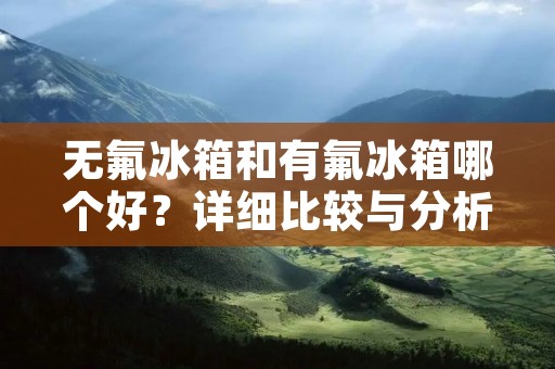 无氟冰箱和有氟冰箱哪个好?详细比较与分析 无氟冰箱和有氟冰箱哪个好?详细比较与分析