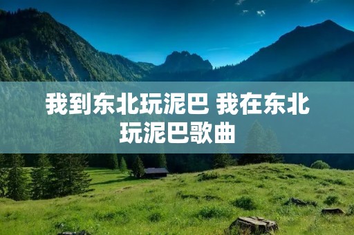 我到东北玩泥巴 我在东北玩泥巴歌曲