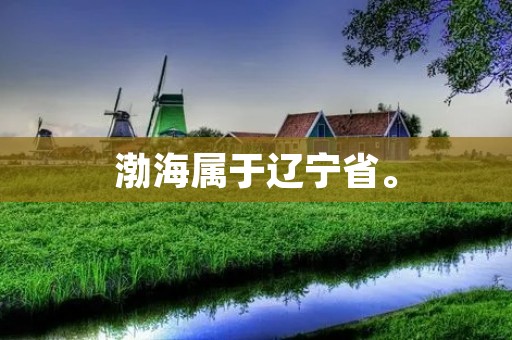 渤海属于辽宁省。
