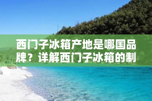 西门子冰箱产地是哪国品牌?详解西门子冰箱的制造地