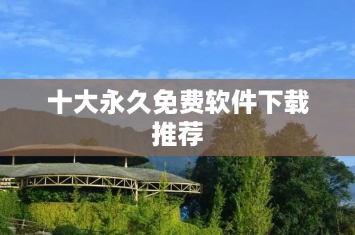 十大永久免费软件下载推荐:让你的电脑更智能更高效
