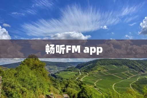 畅听FM app：打开无限音乐世界