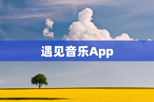 遇见音乐App:发现音乐的新方式 遇见音乐App:发现音乐的新方式