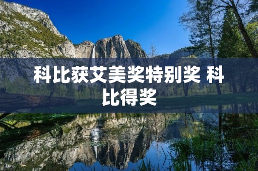 科比获艾美奖特别奖 科比得奖