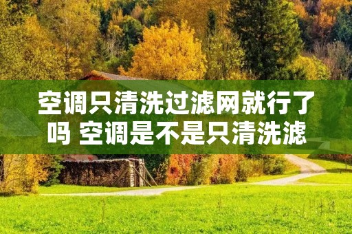 空调只清洗过滤网就行了吗 空调是不是只清洗滤网就可以了
