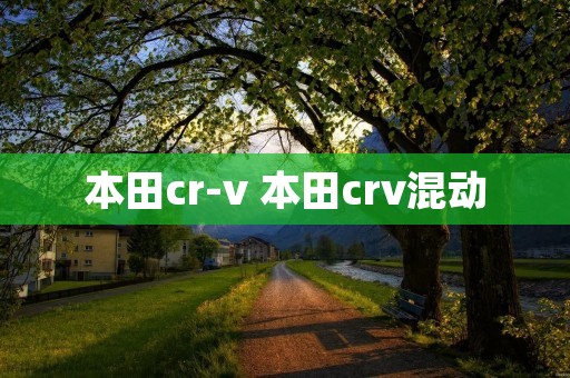 本田cr-v 本田crv混动