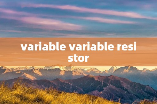variable variable resistor