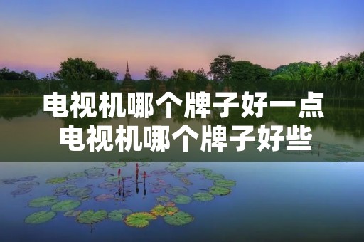电视机哪个牌子好一点 电视机哪个牌子好些