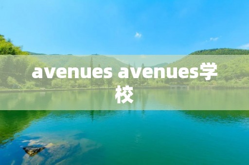 avenues avenues学校