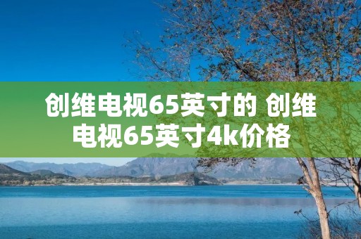 创维电视65英寸的 创维电视65英寸4k价格
