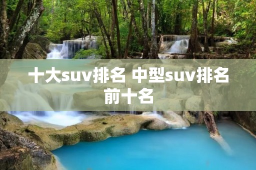十大suv排名 中型suv排名前十名