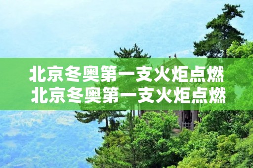 北京冬奥第一支火炬点燃 北京冬奥第一支火炬点燃了什么
