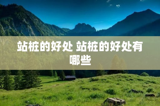 站桩的好处 站桩的好处有哪些