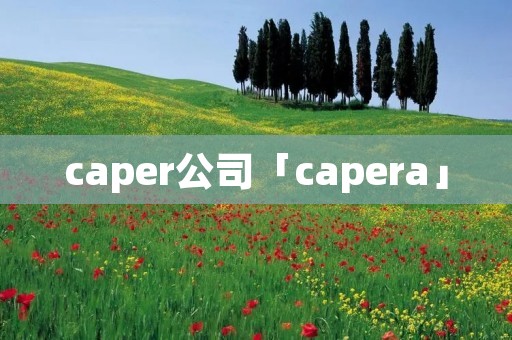 caper公司「capera」