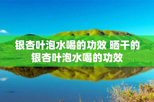 银杏叶泡水喝的功效 晒干的银杏叶泡水喝的功效