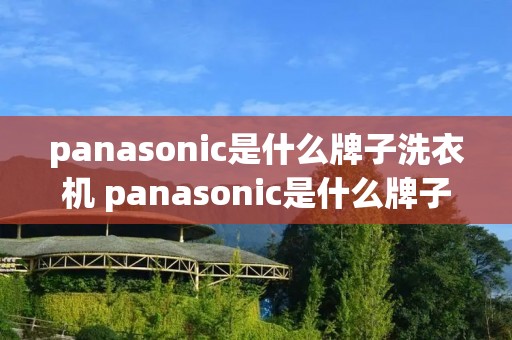 panasonic是什么牌子洗衣机 panasonic是什么牌子洗衣机怎么解锁