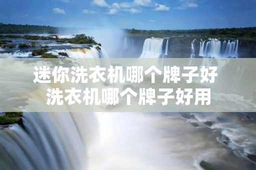 迷你洗衣机哪个牌子好 洗衣机哪个牌子好用 迷你洗衣机哪个牌子好 洗衣机哪个牌子好用