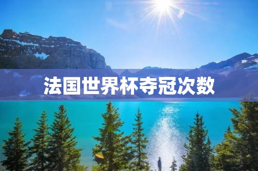 法国世界杯夺冠次数:回顾法国足球的辉煌历程