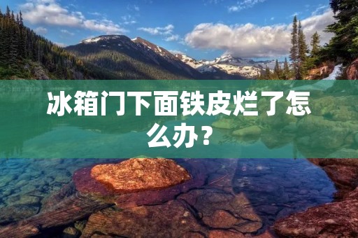 冰箱门下面铁皮烂了怎么办?