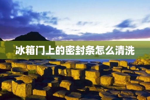 冰箱门上的密封条怎么清洗