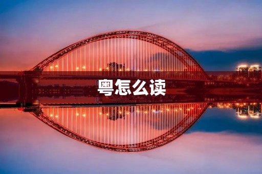 粤怎么读
