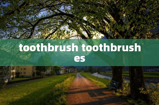 toothbrush toothbrushes