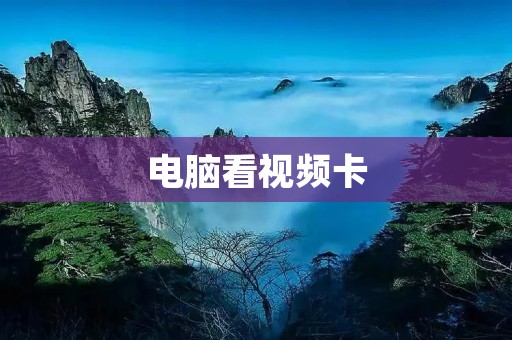 电脑看视频卡:如何选择适合的显卡提升观影体验?