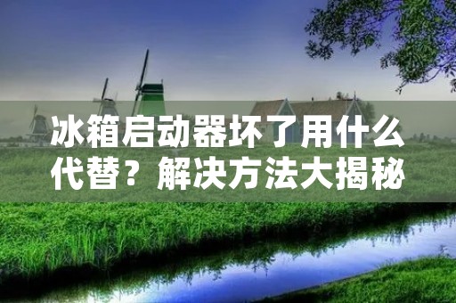 冰箱启动器坏了用什么代替？解决方法大揭秘！