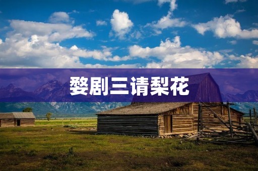 婺剧三请梨花:传承百年的古老艺术之美