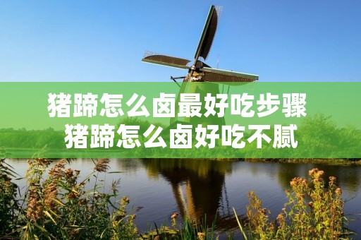 猪蹄怎么卤最好吃步骤 猪蹄怎么卤好吃不腻