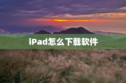 iPad怎么下载软件 iPad怎么下载软件