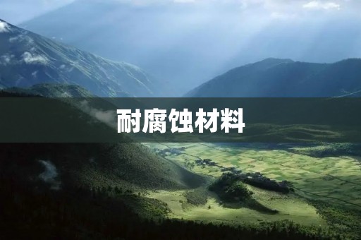 耐腐蚀材料:保护工业设备的钢铁壁垒