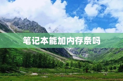 笔记本能加内存条吗:解析笔记本内存扩展的可能性