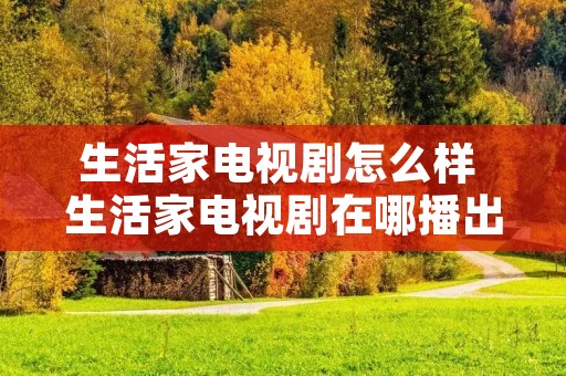 生活家电视剧怎么样 生活家电视剧在哪播出 生活家电视剧怎么样 生活家电视剧在哪播出