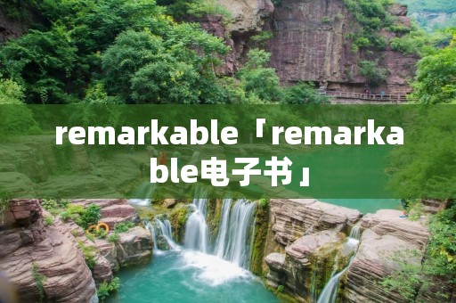 remarkable「remarkable电子书」