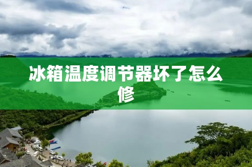 冰箱温度调节器坏了怎么修:详细解决方法 冰箱温度调节器坏了怎么修:详细解决方法