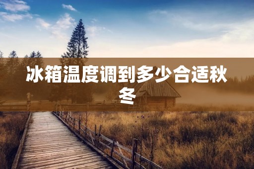 冰箱温度调到多少合适秋冬:保鲜与能耗的平衡 冰箱温度调到多少合适秋冬:保鲜与能耗的平衡