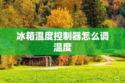 冰箱温度控制器怎么调温度 冰箱温度控制器怎么调温度