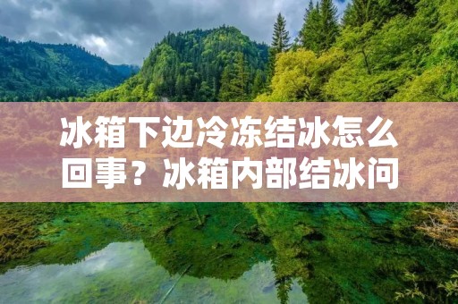 冰箱下边冷冻结冰怎么回事？冰箱内部结冰问题的解析