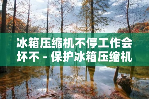 冰箱压缩机不停工作会坏不 - 保护冰箱压缩机的关键 冰箱压缩机不停工作会坏不 - 保护冰箱压缩机的关键