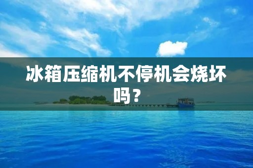 冰箱压缩机不停机会烧坏吗? 冰箱压缩机不停机会烧坏吗?