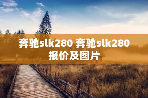 奔驰slk280 奔驰slk280报价及图片