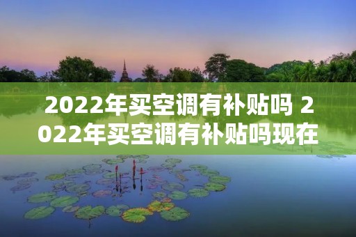 2022年买空调有补贴吗 2022年买空调有补贴吗现在 2022年买空调有补贴吗 2022年买空调有补贴吗现在
