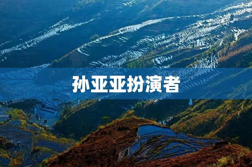 孙亚亚扮演者:一个引人注目的角色扮演之旅